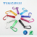 Mini Keychain Factory Price 1 LED Aluminum Keyring Light